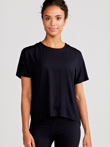 Uptown Luxe Cross Back T-Shirt